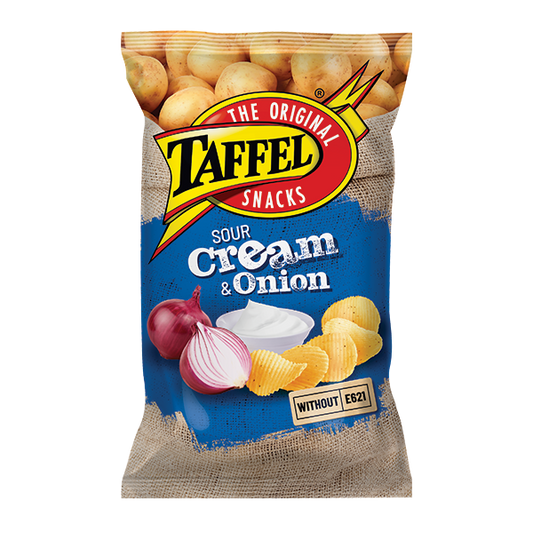 Taffel hapukoore-sibulamaitselised kartulilaastud 75g