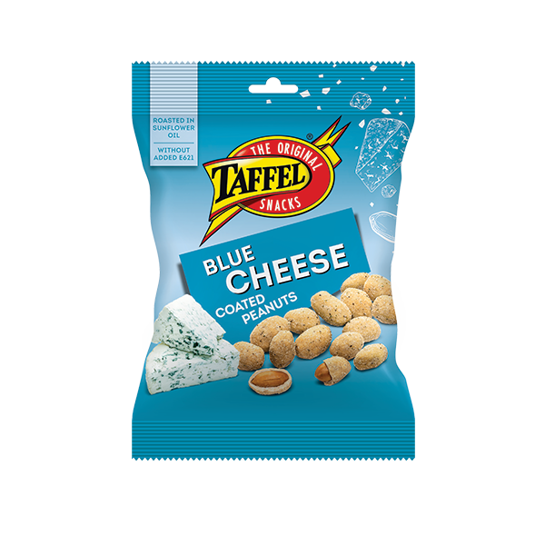 Taffel sinihallitusjuustumaitselised kaetud maapähklid 140g